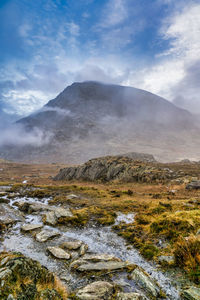 Atmospheric scenes from snowdonia national park, north wales, uk