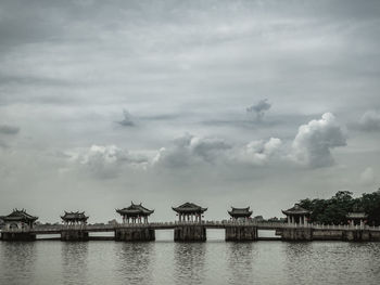 Panoramic view of sea against sky