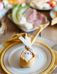 Colorful pastel easter table full of food, ready to eat, holiday, holidays.