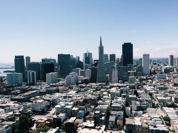 Skyscrapers in city