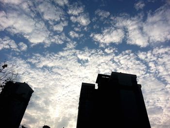 Low angle view of building against sky