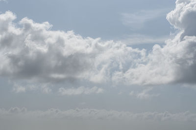 Low angle view of clouds in sky