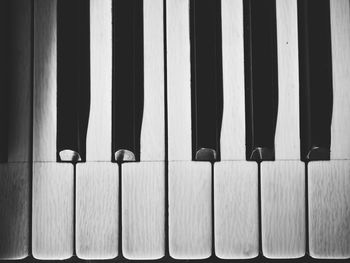 Full frame shot of piano keys