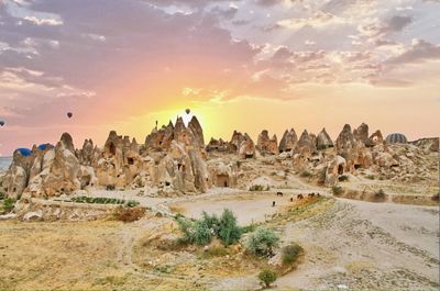 Panoramic view of landscape against sky