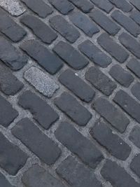 Full frame shot of cobblestone