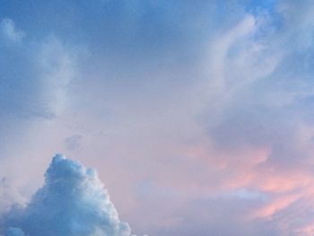 Low angle view of vapor trail in sky