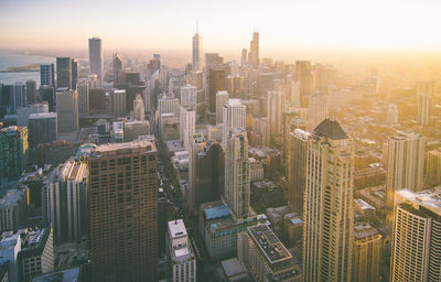 Aerial view of a city