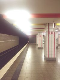 Empty subway station