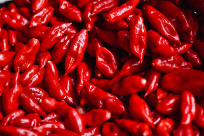 Full frame shot of red chili pepper