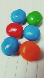 Close-up of colorful candies