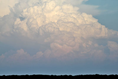 Low angle view of clouds in sky