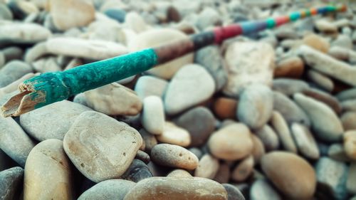 Full frame shot of pebbles