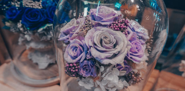 Close-up of rose bouquet