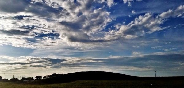 Low angle view of trees against sky