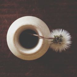 Close-up of coffee cup