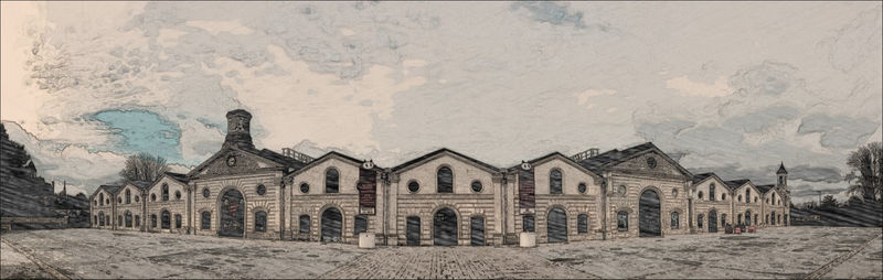 Close-up of built structure