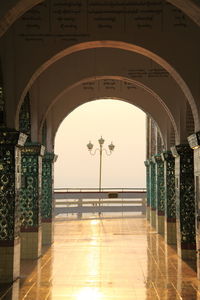 Entrance of historic building
