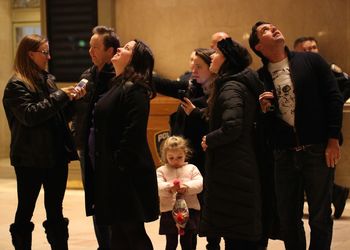 Woman looking at camera