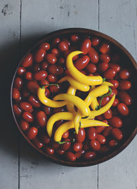 Close-up of red bell peppers