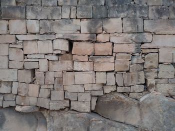 Full frame shot of stone wall