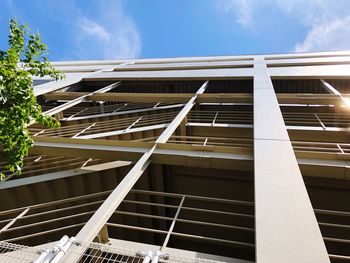 Low angle view of building against sky