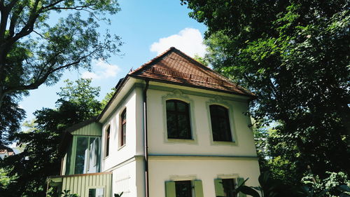 Low angle view of building against sky