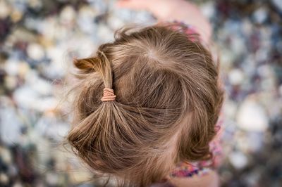 Close-up portrait of woman outdoors