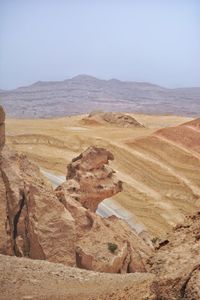 View of desert against sky