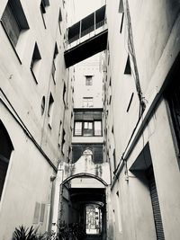 Low angle view of buildings against sky