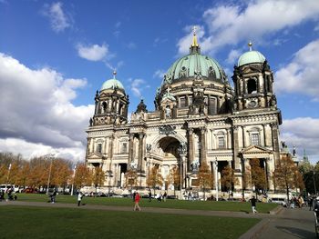 Low angle view of cathedral against sky