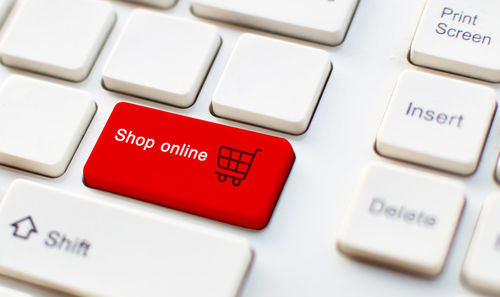 Close-up of computer keyboard