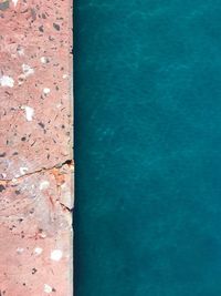 High angle view of swimming pool