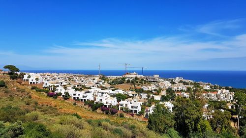 View of a small town in andalucía 