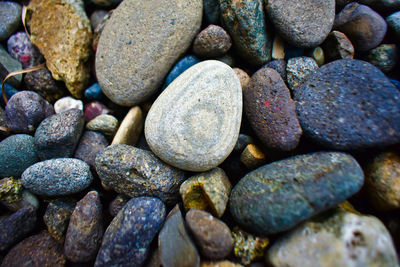 Full frame shot of stones