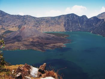 Scenic view of mountains