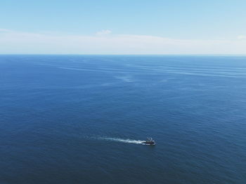 Scenic view of ocean against sky