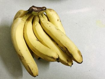 High angle view of bananas