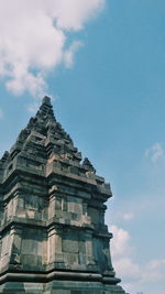 Low angle view of historical building against sky