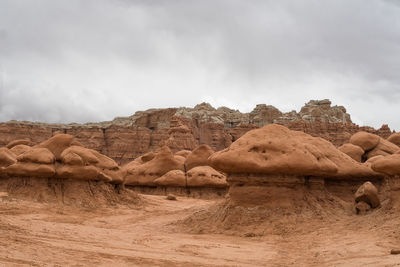 Rock formations in a desert