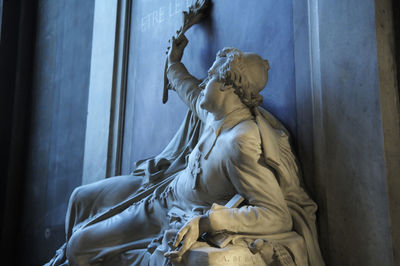 Close-up of angel statue