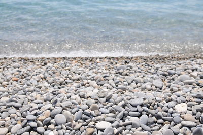 Stones on beach