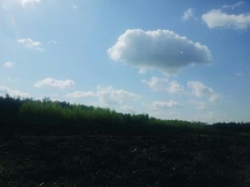 Scenic view of landscape against sky