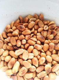 High angle view of coffee beans