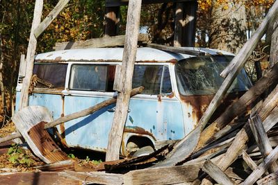 Abandoned truck