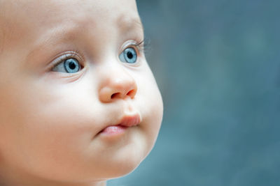 Close-up of cute boy