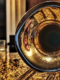 Close-up of drink on table