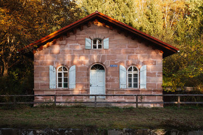 Facade of building