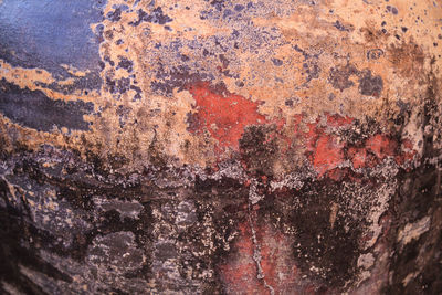 Full frame shot of weathered wall