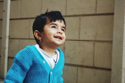 Portrait of smiling boy