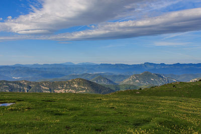 Scenic view of landscape against sky